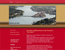 Tablet Screenshot of pension-amsee.de